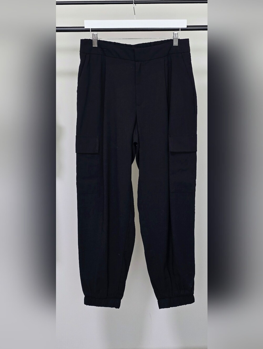Women's Black Cargo Jogger Pants